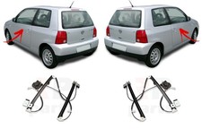 Für Volkswagen Lupo 1998-2002 Vorne Fensterheber Lift ohne Motor Paar Set