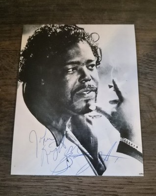 BARRY WHITE, TOLLES FAN AUTOGRAMM/FOTO, *TOP*