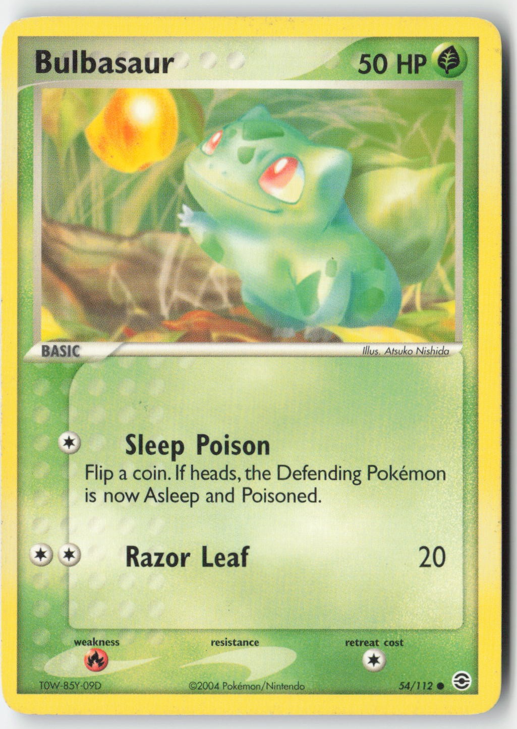 Pokemon - Bulbasaur #54/112 - FRLG Common
