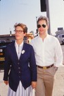 Dia Jamie Lee Curtis und Christopher Guest 1987 KB-format Fotograf P12-26-3-1