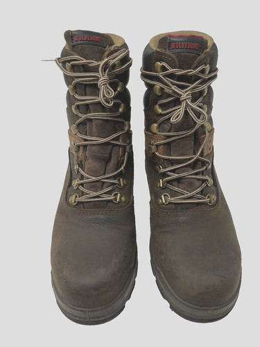 Wolverine Waterproof Boots Mens W10316 Dark Coffee 8" Cabor Comp Toe Sz 9.5 EW