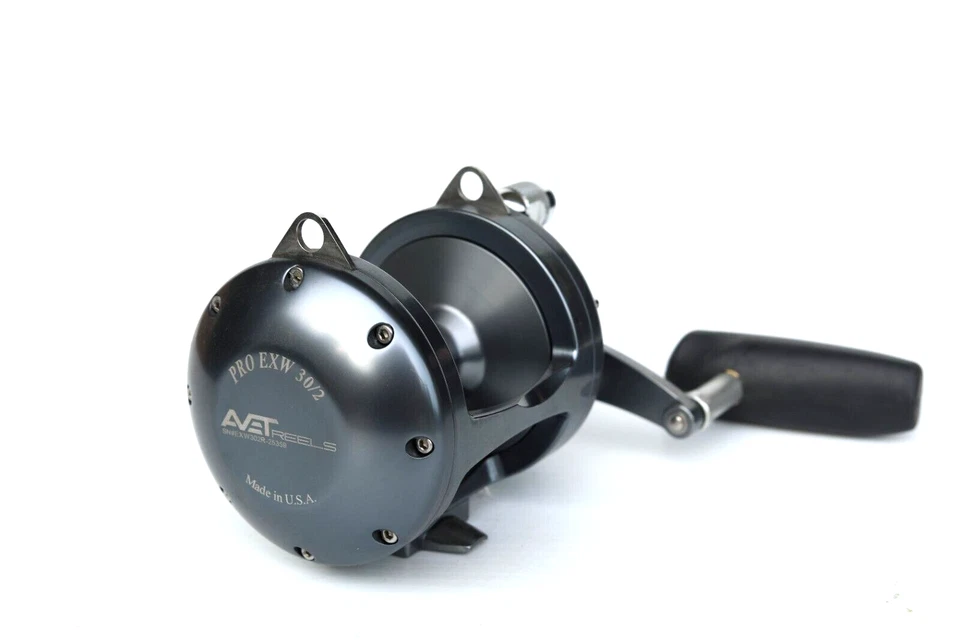 Avet EXW30/2 двухскоростной рычаг тяги катушка EXW30/2 - бронза - правой рукой новый - Изображение 3 из 4