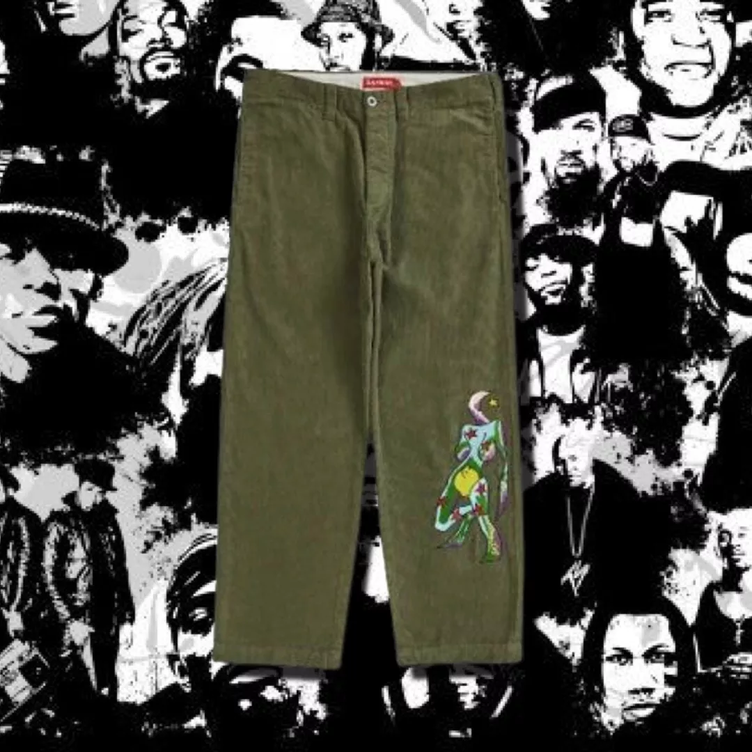 Supreme Gonz Corduroy Chino Pant Size 32 FW21 Dusty Green