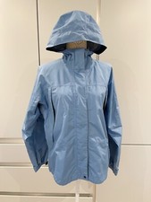 Ll Bean Misses Jacket Ski Outdoor Wear Size Small Blue Pockets Hood