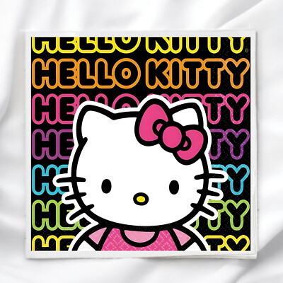 Hello Kitty Fabric Panel for Quilting Crafting Sewing Quilt Block HK3 ...