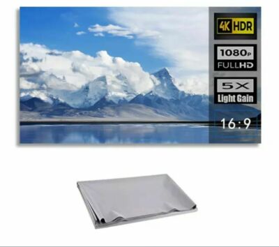 ALR Beamer Leinwandtuch high Gain 2.5 Kontrast Leinwand Stoff Projektor Tuch 120