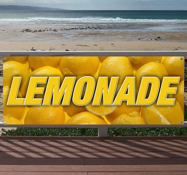 LEMONADE Advertising Vinyl Banner Flag Sign Many Sizes Available USA | eBay