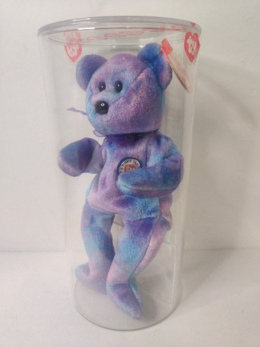 Ty Beanie Baby Clubby IV the Bear Aug 1, 2001 Retired Collectable in Case MWMT's - Picture 1 of 12