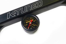 K-Tuned Shock Proof Fuel Pressure Gauge Marshall 0-100 psi Black UNIVERSAL New