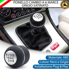 POMELLO LEVA CAMBIO ALFA ROMEO 166 6 MARCE IN SIMILPELLE NERO SPECIFICO