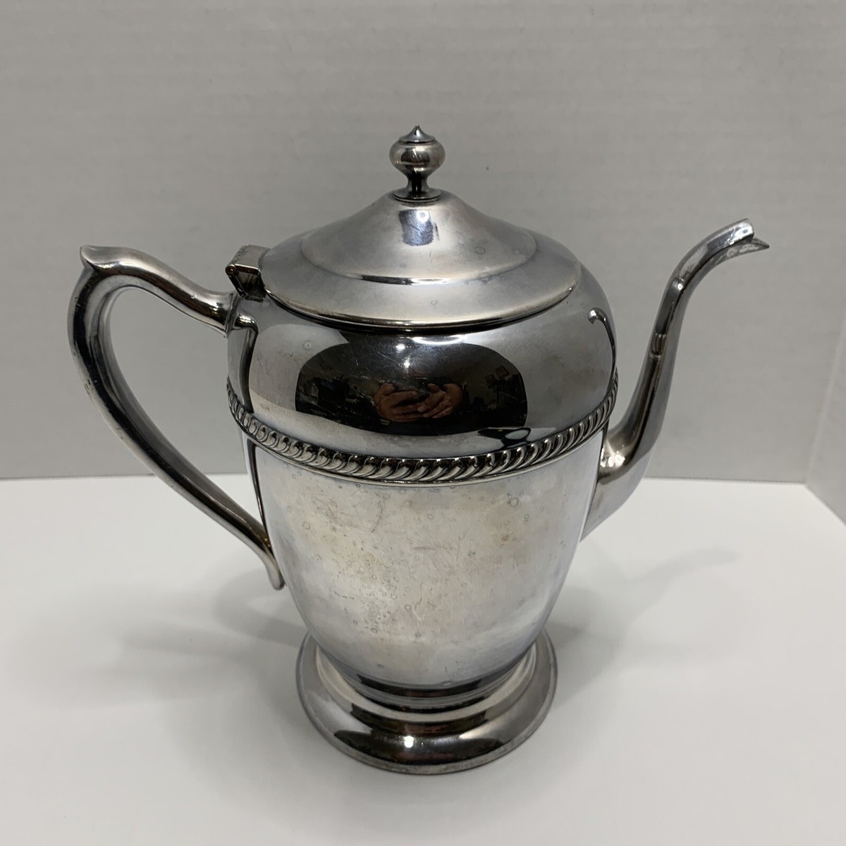 Vintage F.B. Rogers 1883 Silver Co. Tea/Coffee Pot Silver On