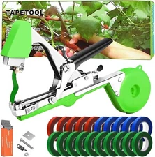 Plant Tying Machine Gardening Plant Vine Tying Tool with 20 Rolls of Tapes+10000