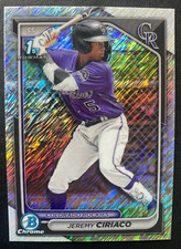 2024 Bowman Chrome Prospects Shimmer Refractor JEREMY CIRIACO #BCP-165 1st