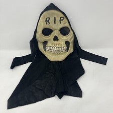 VTG Halloween Mask Easter Unlimited MK R.I.P Skull COTTON Shroud RIP