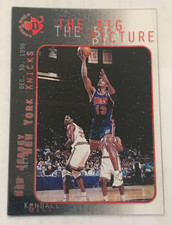 1997 Upper Deck UD3 Kendall Gill The Big Picture Acetate Card - New Jersey Nets