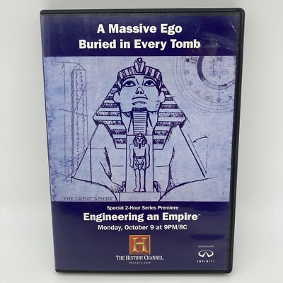 ''Engineering an Empire: Egypt'' Series Premier DVD OOP History Channel 2006