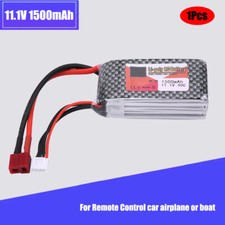 3S 11.1V 1500mAh 40C LiPo Battery With T Plug for RC Car Airplane Helicopter