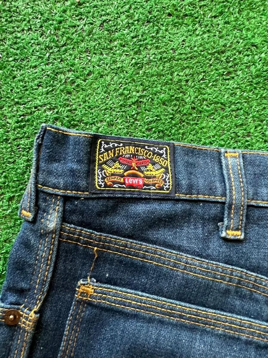 Vintage Levis San Francisco 1850 Denim Jeans Rare Size 40x30 Vintage Levis San Francisco 1850 Denim Jeans Rare Size 40x30