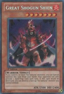 Great Shogun Shien - LCGX-EN233 - Secret Rare - Unlimited Edition x1 - Lightly P