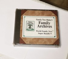 Family Tree Makers Genealogy Archives Super Bundle 9 CDs Software Vol 43-47 NEW