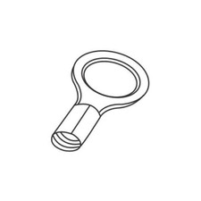 Penn Union R2C-8, 12-10 Ring Terminal, #8 Stud Size, 1 pc