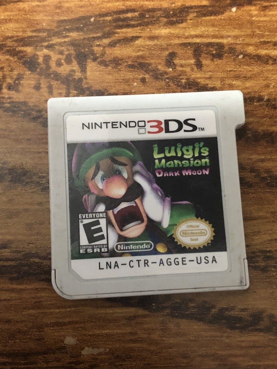LUIGI'S MANSION DARK MOON 3DS 3 DS GAME FOR HANDHELD NINTENDO