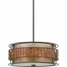 Quoizel MC842CRC 3-Light Laguna Pendant in Renaissance Copper
