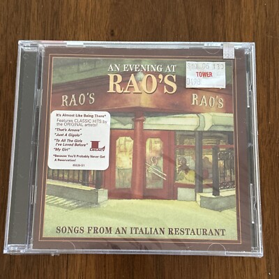 An Evening at Rao's: Songs From An Italian Restaurant by Various (CD, 1998) NEW