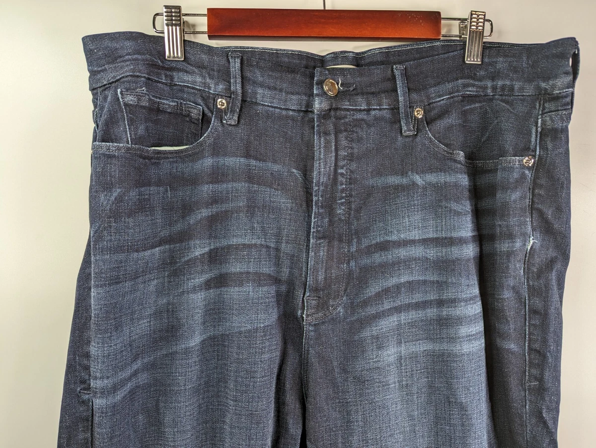 Good American Good Waist High Rise Skinny Leg Jeans Size 22 Style GAGWC103