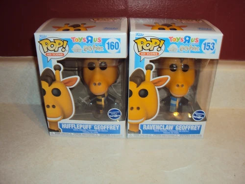 HARRY POTTER HUFFLEPUFF & RAVENCLAW GEOFFREY TOYSRUS TRU FUNKO POP VINYL  2 LOT
