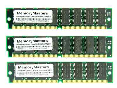 GOLD 96MB 3x 32MB Memory Kit Korg Triton Extreme SAMPLER Lot of 10