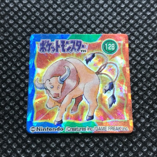 Tauros Pokemon mini card game Flake made in Japan PocketMonster Nintendo F/S - Picture 2 of 4