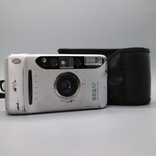 Boots 502 AF 35mm Film Point and Shoot Camera Silver Tested - Picture 1 of 14