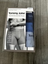 Tommy John Men's 3-Pack Luxe Modal Boxer Briefs, Medium