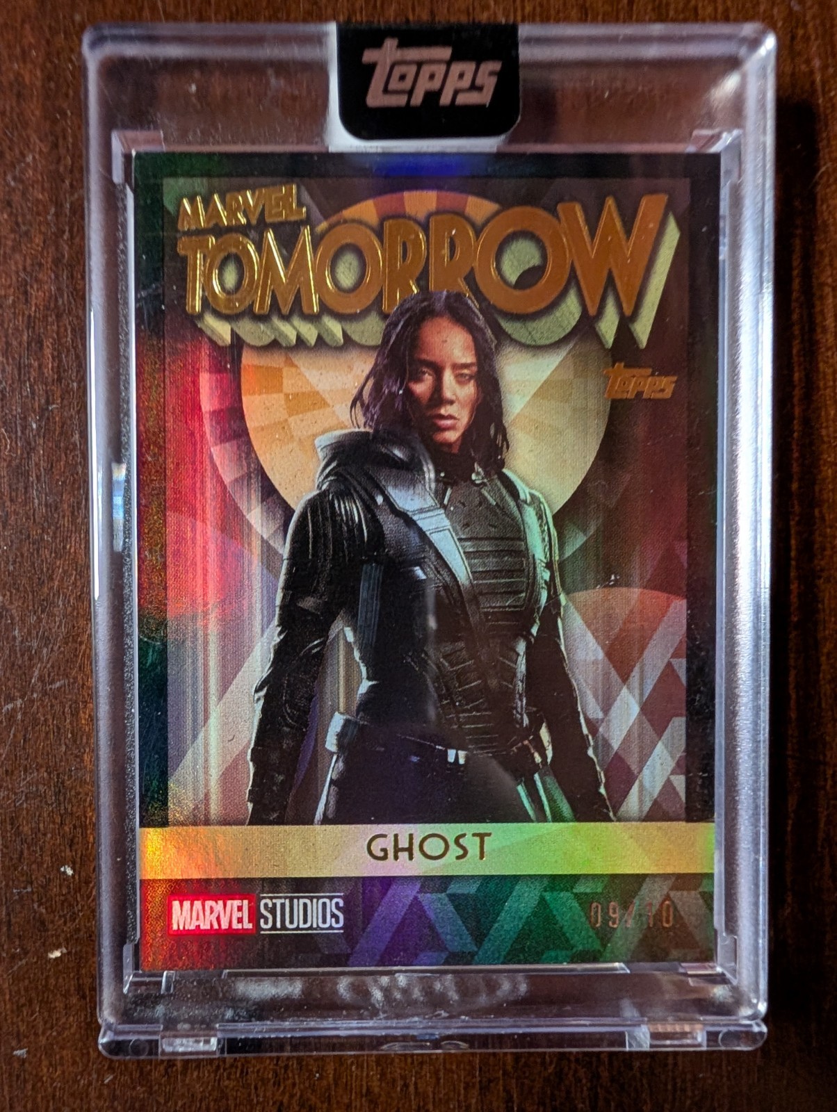 2025 Topps Marvel The Collector GHOST Marvel Tomorrow #/10 Black Refractor