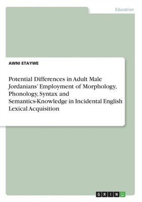 ETAYWE - Potential Differences in Adult Male Jordanians' Employment of - X555z