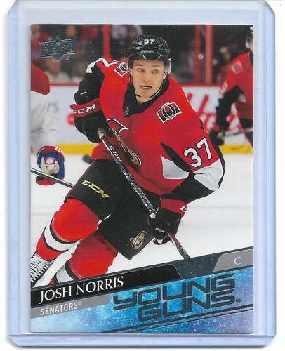 Josh Norris #209 2020 Upper Deck card