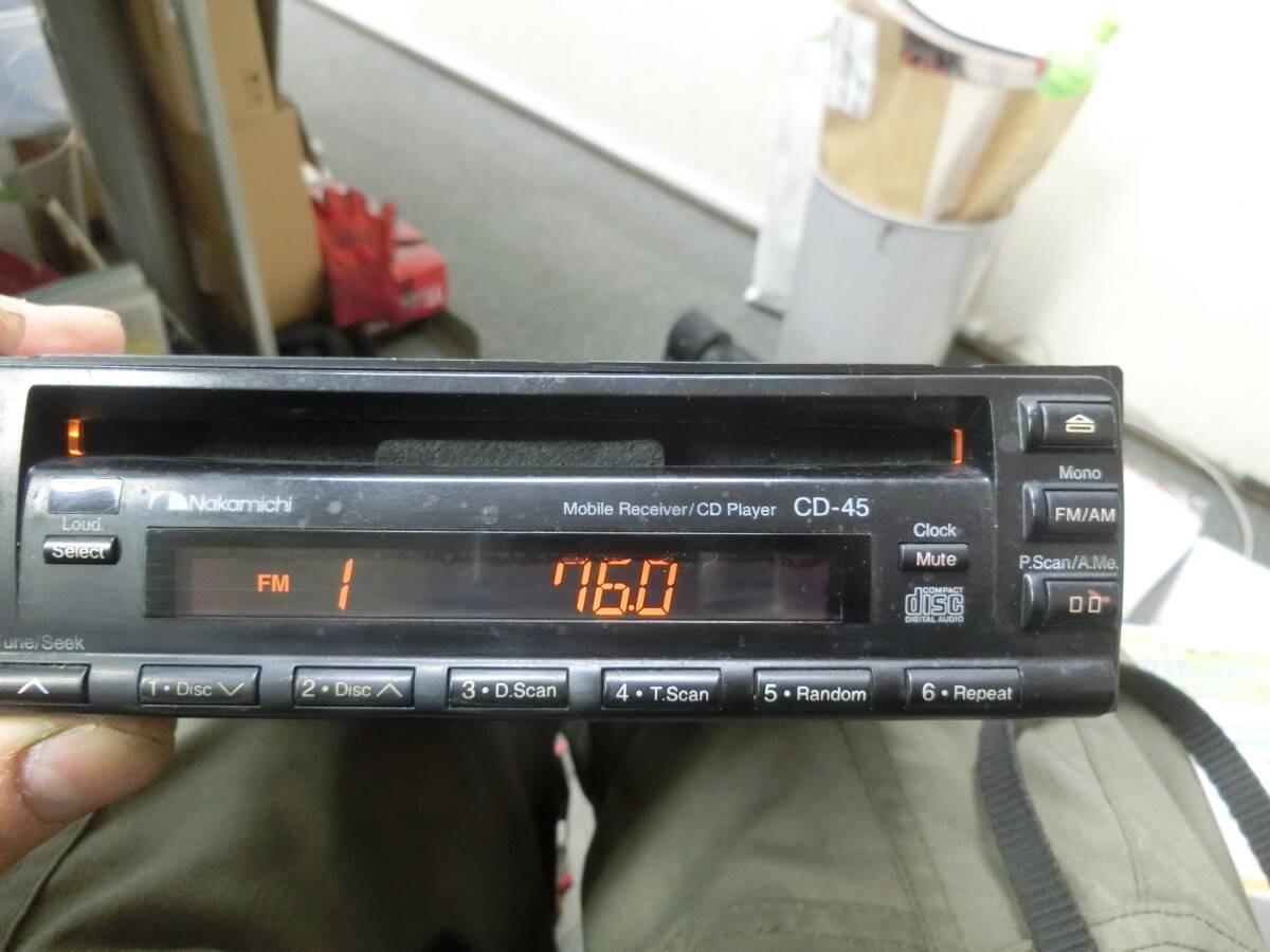 Rare Nakamichi CD-45 High-End CD Player Tuner Tested Works Free