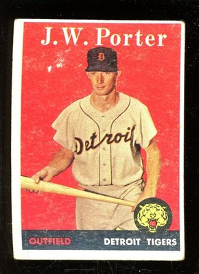J. W. Porter 1958 Topps Baseball Card #32