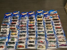 Hot Wheels lot of 70 older years 2000 plus on cards. Lot 2