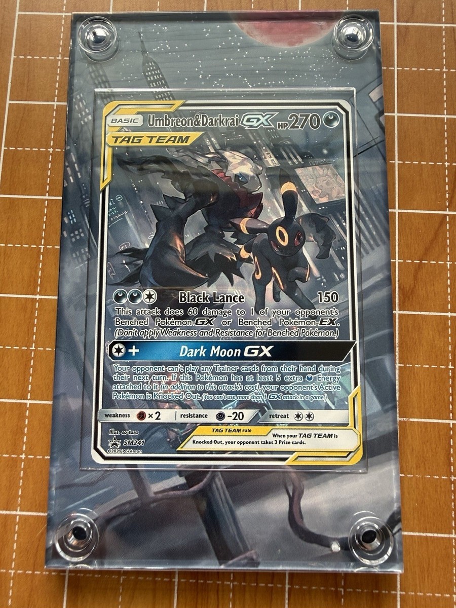 Umbreon & Darkrai GX SM241 Sm Holo Promo Alt Art - Extended Art