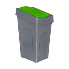 50L Plastic Recycling Bin Rubbish Dustbin Kitchen Garden Recycle Waste Bin + Lid