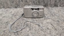 Samsung Fino 105 SE 35mm Point  Shoot Film Camera Auto Focus Flash Silver