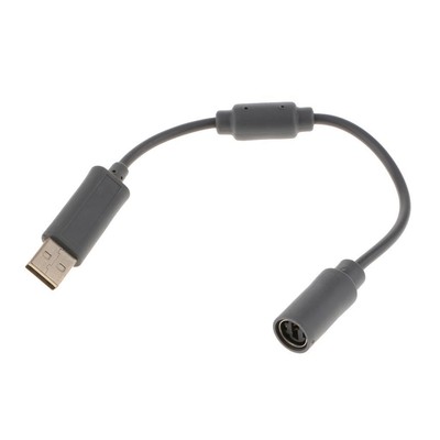 USB Breakaway Cable Cord Adapter Für Microsoft 360 PC Wired Controller