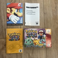 Pokemon Puzzle League (Nintendo 64, 2000) BOX And Manual Only