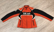 OFFICIAL YAMAHA PADDOCK LADIES MOTORCYCLE JACKET IN RED Size LARGE NEW