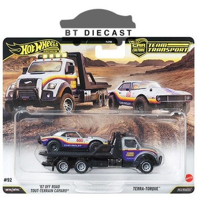 HOT WHEELS CULTURE TEAM TRANSPORT 2026 1/64 CAMARO & TERRA TORQUE FLF56-957 L