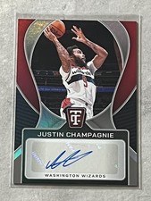 2024-25 Totally Certified Justin Champagnie Signatures Holofoil Auto #TCS-JUS
