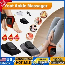 Electric Foot Ankle Massager Joint Pain Relieve Vibration Infrared Hot Compress