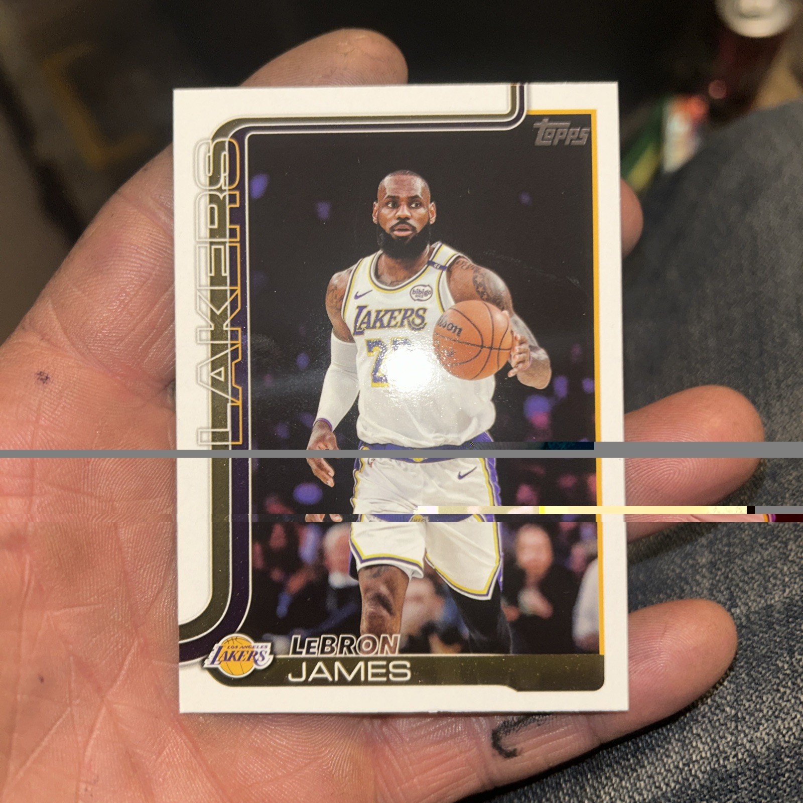 2025-26 Topps - Flagship Real One Relics LeBron James #FRO-LBJ (MEM)
